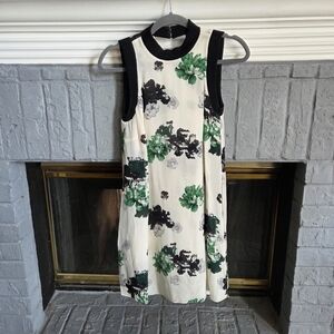A.L.C 100% Silk Dress Sleeveless Floral